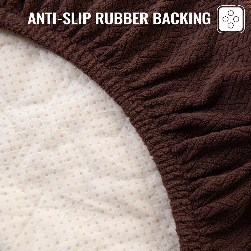 nanbowang Waterproof Dog Bed Covers Replacement Washable Pet Hair Easy to Remove, Dog Pillow Cover Quilted, Pet Bed Cover Lovely Puppy Bed Cover for Dog/Cat 20x30 Brown - Image 4