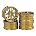 Mxfans 4PCS RC Golden Al Upgrade 50008Y YShape Wheel Rim RC110 OnRoad Car  Drift Car - Image 4