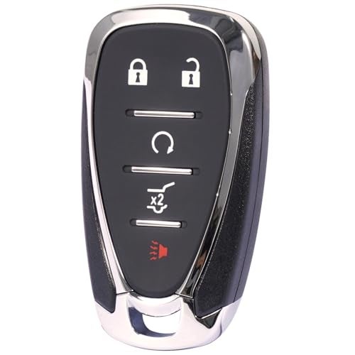 TOP-VIGOR Keyless Entry Remote Key Fob Replacement 433Mhz Compatible with SUV Chevrolet Camaro Cruze Malibu Traverse Blazer 2016 2017 2018 2019 2020 2021, ID46 Chip 5 Button for HYQ4EA 13529662 - Image 3