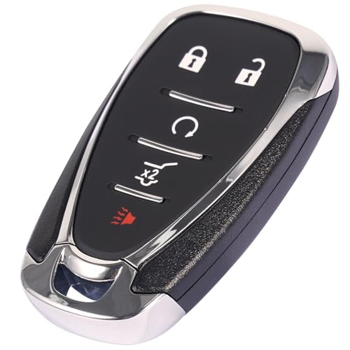 TOP-VIGOR Keyless Entry Remote Key Fob Replacement 433Mhz Compatible with SUV Chevrolet Camaro Cruze Malibu Traverse Blazer 2016 2017 2018 2019 2020 2021, ID46 Chip 5 Button for HYQ4EA 13529662 - Image 5
