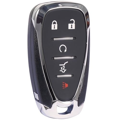 TOP-VIGOR Keyless Entry Remote Key Fob Replacement 433Mhz Compatible with SUV Chevrolet Camaro Cruze Malibu Traverse Blazer 2016 2017 2018 2019 2020 2021, ID46 Chip 5 Button for HYQ4EA 13529662 - Image 4
