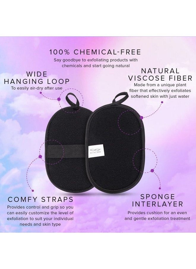 Seraphic Skincare - Bikini Buffer Exfoliating Scrub Mitt Skin Exfoliator Scrubbing Pads for the Bikini Area Ingrown Hair Remover and Razor Bumps Treatment Natural Exfoliation for Women - Image 1
