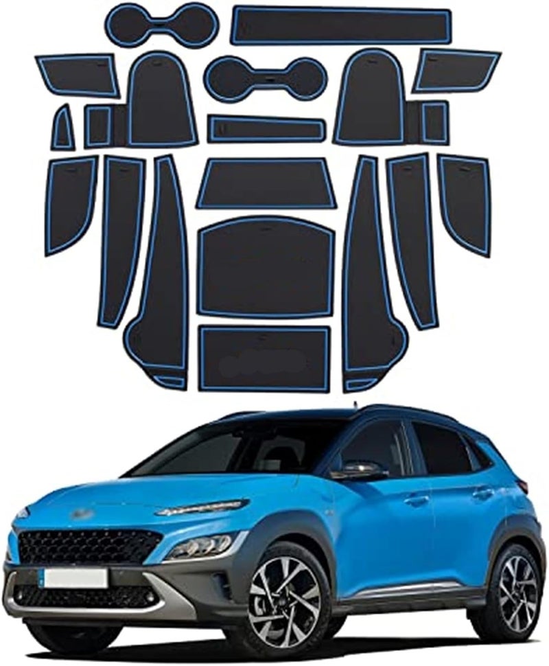 Wivplex Non-Slip Mat Set for Hyundai Kona 2022 - Image 1