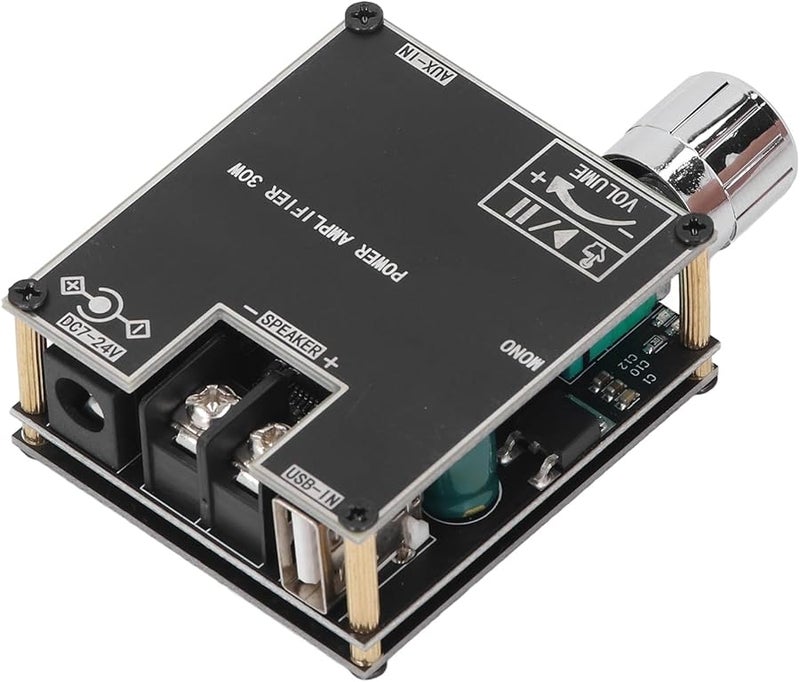 30W High Power Audio Amplifier Module with Bluetooth USB AUX Input for Home Theater Car Audio - Image 2