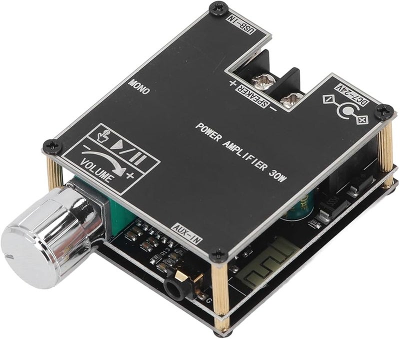 30W High Power Audio Amplifier Module with Bluetooth USB AUX Input for Home Theater Car Audio - Image 3