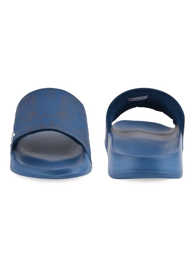 كامبس حذاء Campus Men's SL-423 M.BLU/WHT Sliders - 7UK/India SL-423 - Image 5