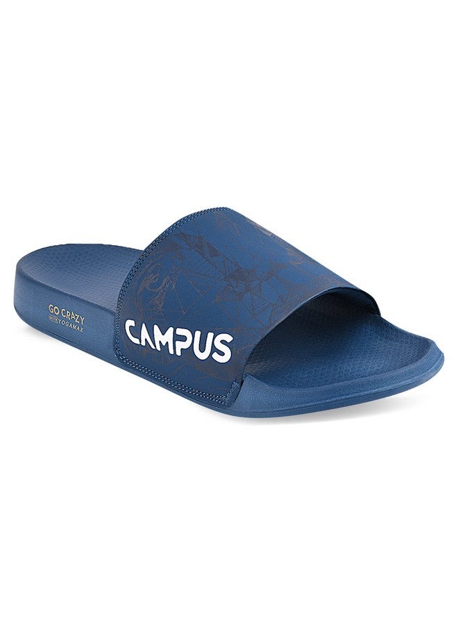 كامبس حذاء Campus Men's SL-423 M.BLU/WHT Sliders - 7UK/India SL-423 - Image 1