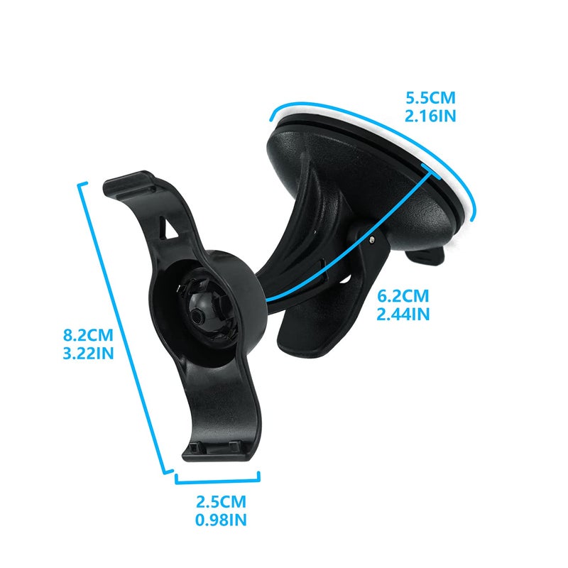 EKIND Car Windscreen Windshield Suction Cup Mount Holder Cradle Compatible for GPS Garmin Nuvi 40 40LM - Image 2