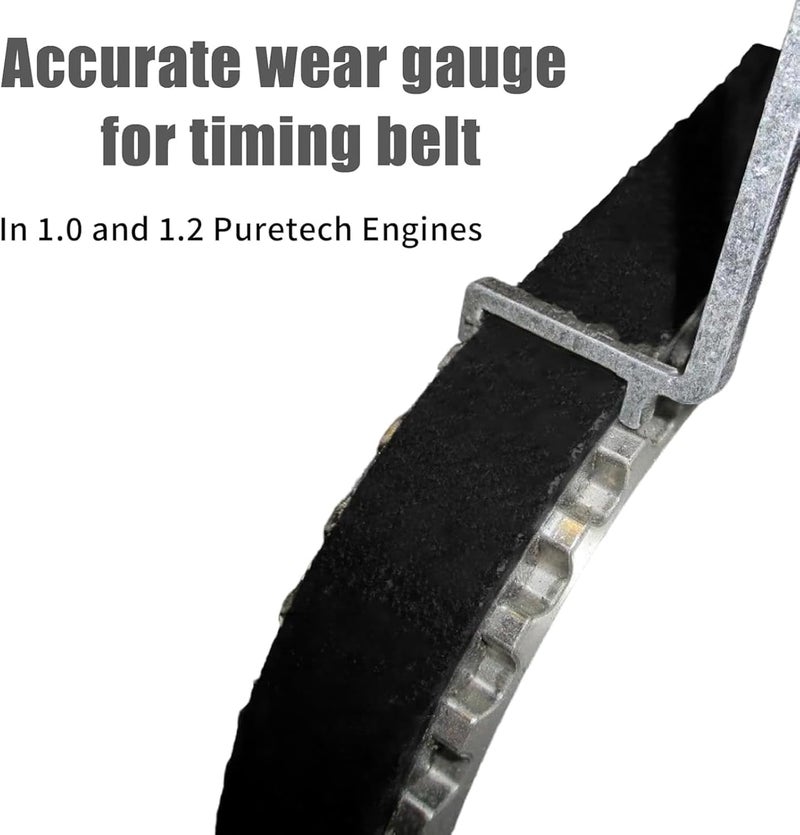 Professional Timing Belt Wear Gauges Multifunction Timing Belt Diagnostic Tool Simple Installation for 1.0 1.2 L Engines Engine Timing Tool - Image 4