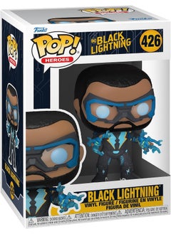 Funko Funko 57589 Pop! Heroes Black Lightning with Black Lightning Vinyl Figure  - Image 1