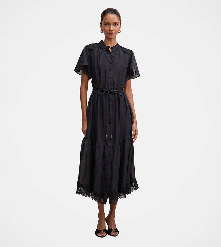 Forever New Harriet Petite Lace Midi Dress