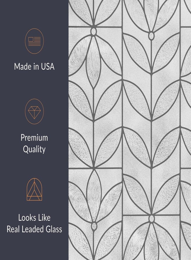 Artscape Orion | Privacy Window Film with Textured Leaded Glass Pattern | Non-Adhesive & UV Protection | Easy to Apply & Removable | 24 x 36 Inches | Made in USA - Image 5