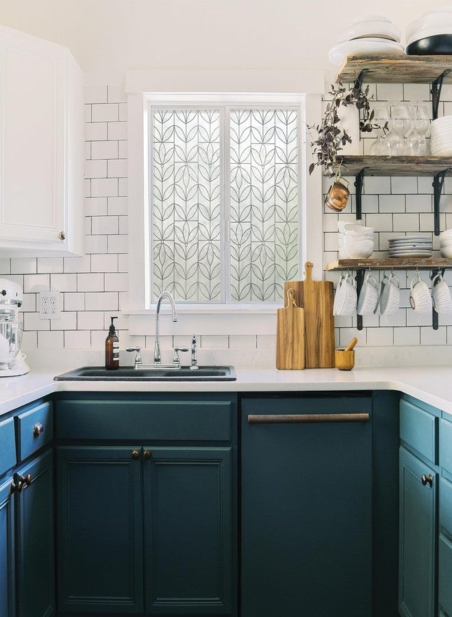 Artscape Orion | Privacy Window Film with Textured Leaded Glass Pattern | Non-Adhesive & UV Protection | Easy to Apply & Removable | 24 x 36 Inches | Made in USA - Image 2