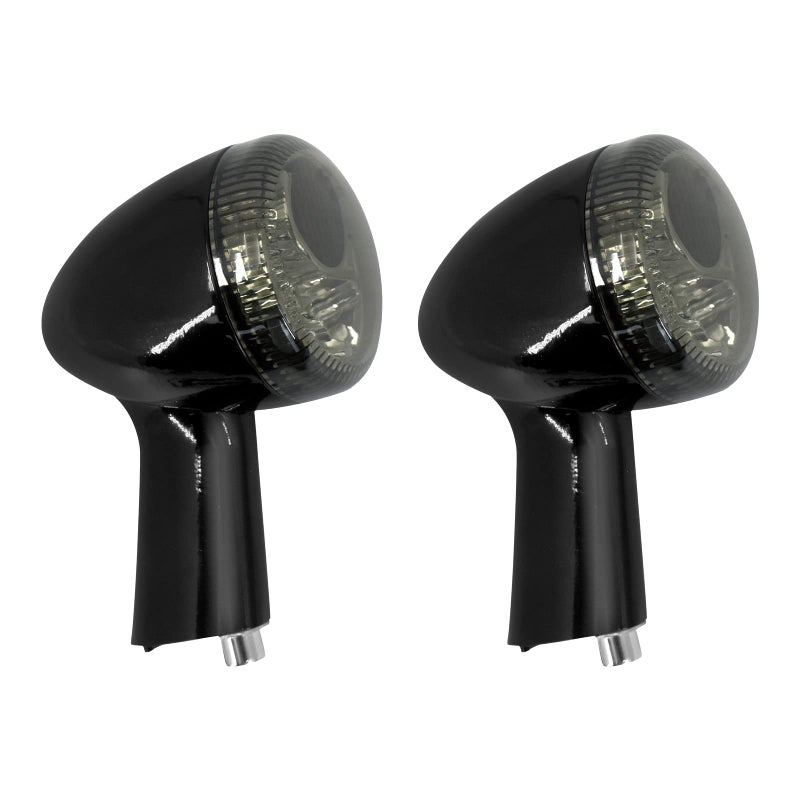 مصباح إشارة الانعطاف LED خلفي HDBUBALUS ضوء فرامل مؤشر مناسب لدراجة هارلي سبورتستر XL883 XL1200 1992-2022 غلاف أسود عدسة دخانية