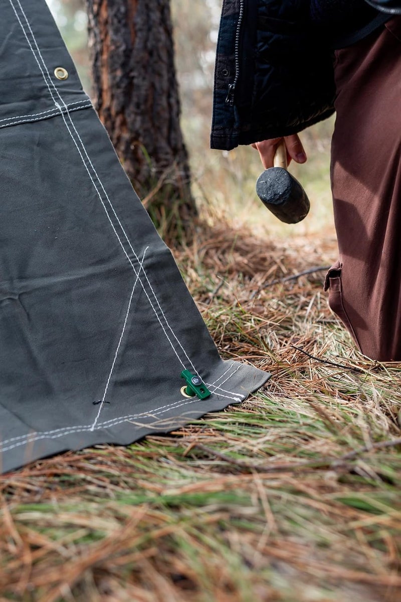RK Trends 1000 GSM Canvas Heavy Duty Tarps Tirpal Tarpaulin Covers for Industrial, Trucks, Equipments, Shelters, Construction, Agriculture, Camping (6Ft x 6FT) - Image 4