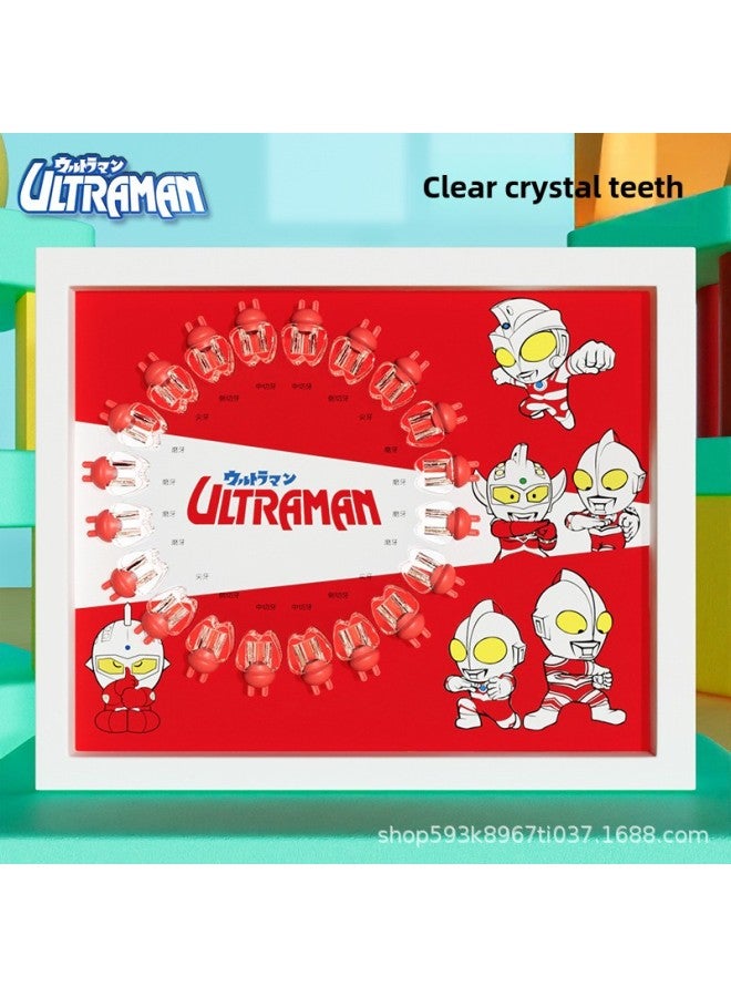 Altman Deciduous Teeth Box Boy Photo Frame Children Baby Children's Deciduous Teeth Collection Box Tooth Replacement Tooth Drop Memorial-Specifications:Ultraman-ABS Box  (official Authentic) - Image 1