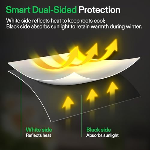 VIVOSUN 50-Pack 1 Gallon Grow Bags for Plants, Black-and-White Panda Film Containers Thick Plastic Bag for Potting Seedlings, and Rooting - Image 5