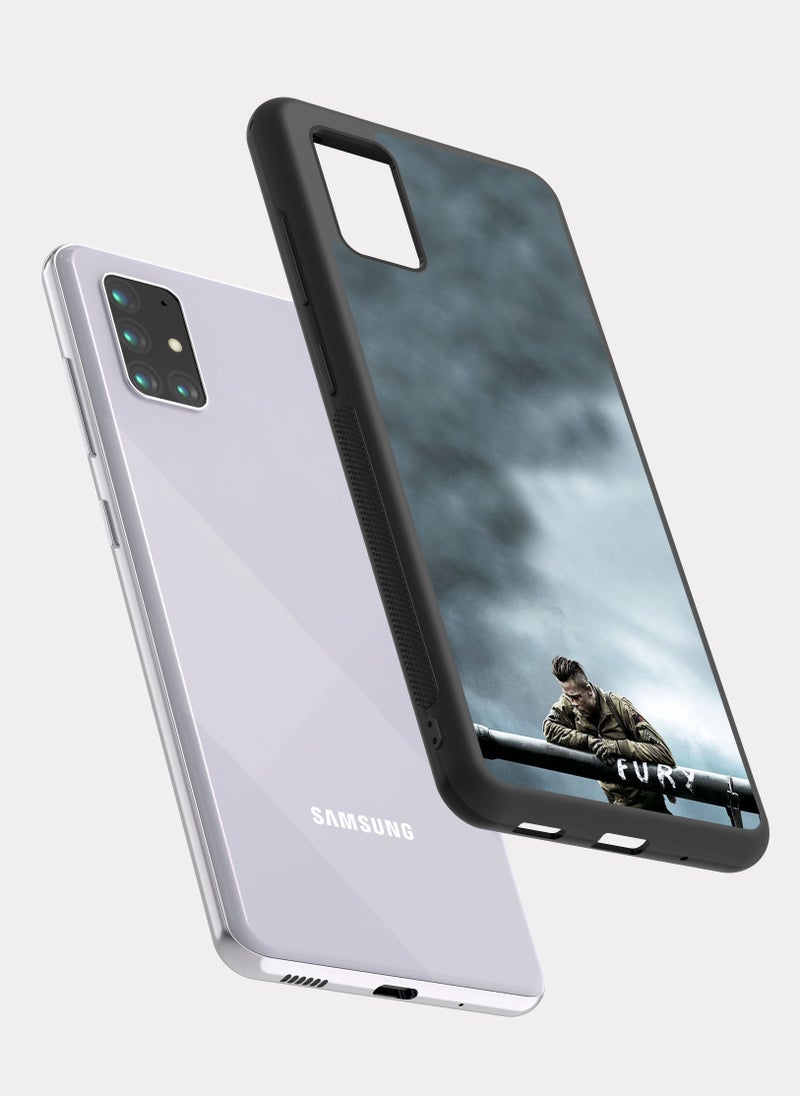 PXLAAT Samsung Galaxy A71 case cover Brad Pitt Fury - Image 2