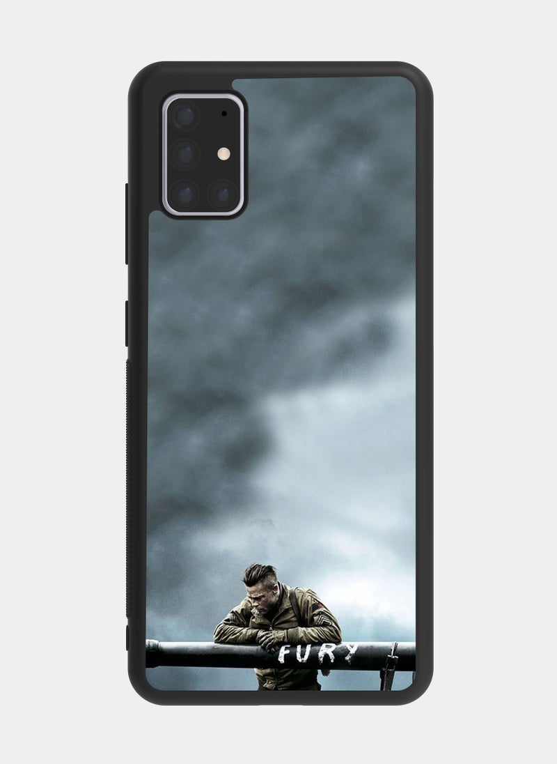 PXLAAT Samsung Galaxy A71 case cover Brad Pitt Fury - Image 1