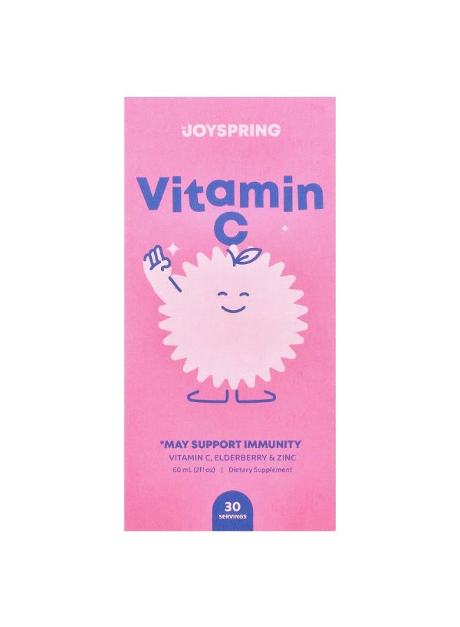 JoySpring, Vitamin C, 2 fl oz ( 60 ml) - Image 1