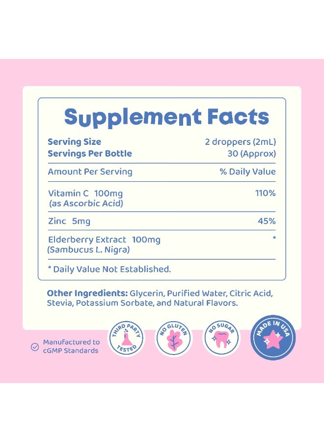 JoySpring, Vitamin C, 2 fl oz ( 60 ml) - Image 2