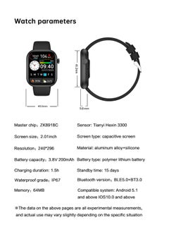 DMG TECH 1.85" Smart Watches for Men with Bluetooth Call (Answer/Make Call),New Fitness Tracker, IP68 Waterproof Military Smart Watches with Heart Rate, Blood Oxygen and Sleep Monitor (Black)  - Image 3