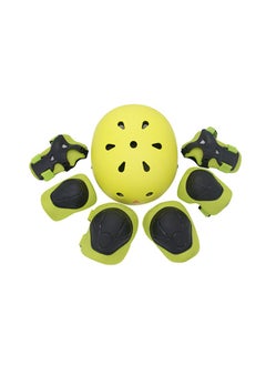 NIBEMINENT Children's Balance Wheel Slip Knee Pads Elbow Guards Helmet 7 set 1kg  - Image 1