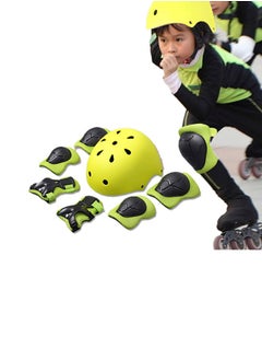 NIBEMINENT Children's Balance Wheel Slip Knee Pads Elbow Guards Helmet 7 set 1kg  - Image 2