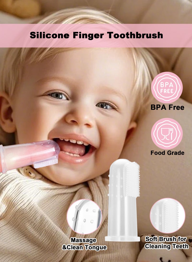 URbazaar New Baby Healthcare and Grooming Kit, 20 in 1 Baby Electric Nail Trimmer Set Newborn Nursery Health Care Set for Newborn Infant Toddlers Baby Boys Girls Kids 0-3 Years (Pink) - Image 5