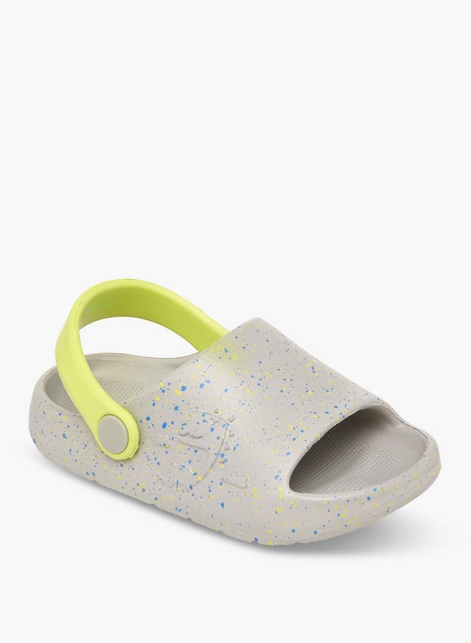 أكوا شباشب مطبوعة بحزام خلفي - Image 2