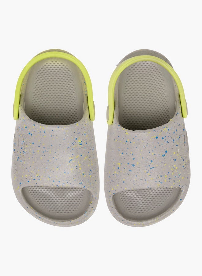 أكوا شباشب مطبوعة بحزام خلفي - Image 3