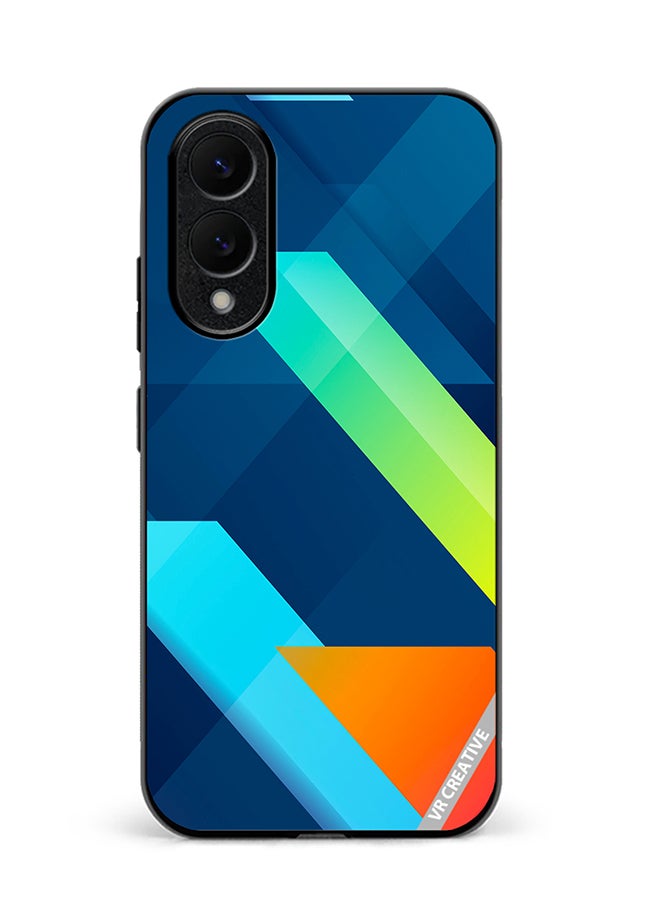 VR CREATIVE Protective Case Cover For Samsung Galaxy S25 Edge Texture Design Multicolour