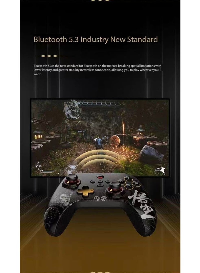 BSP Classic Gamepad Z03DP Wireless Game Controller for iOS, Android, Windows, Mac, Switch, PS Remote Play, Xbox Cloud, Steam Link, GeForce Now, MFi Arcade Games, Cloud Gaming with Hall Joystick, Hall Linear Trigger & Micro Triggers, Macro Programming Back Keys, Six-Axis Gyroscope, Adjustable HD Dual Vibration Motors, AUTO One-Click Burst, 800Hz Report Rate - Image 5