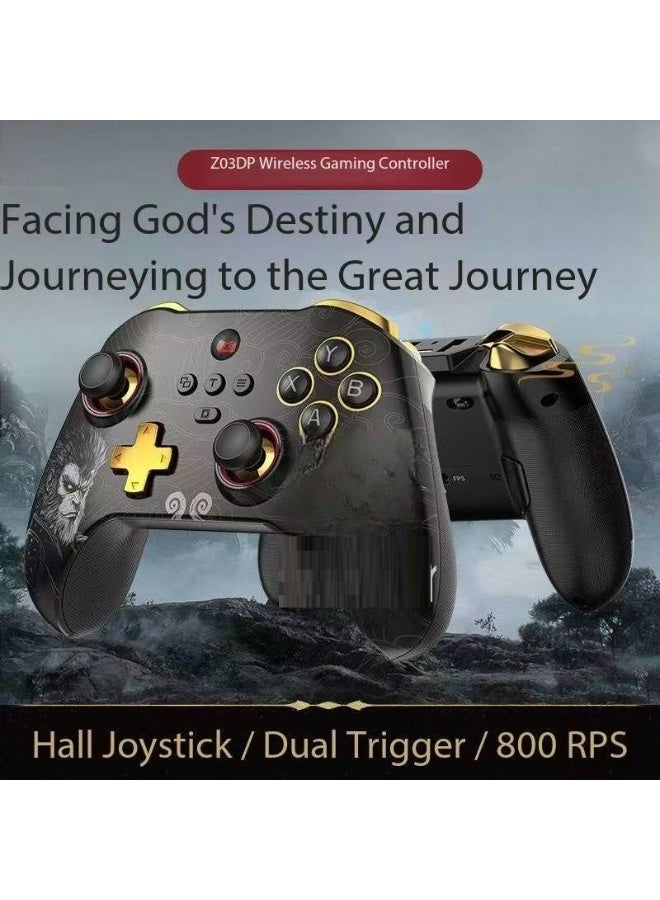 BSP Classic Gamepad Z03DP Wireless Game Controller for iOS, Android, Windows, Mac, Switch, PS Remote Play, Xbox Cloud, Steam Link, GeForce Now, MFi Arcade Games, Cloud Gaming with Hall Joystick, Hall Linear Trigger & Micro Triggers, Macro Programming Back Keys, Six-Axis Gyroscope, Adjustable HD Dual Vibration Motors, AUTO One-Click Burst, 800Hz Report Rate - Image 3