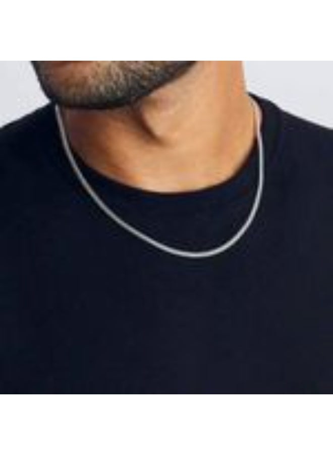 Luxuria The "Snake Chain" necklace is a classic piece that is flexible and has a polished appearance resembling soft scales. - Image 3