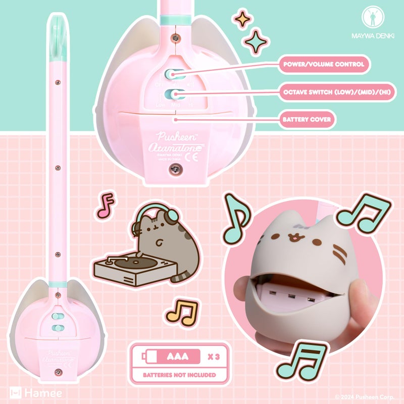 Otamatone أوتاماتون بوشين القط آلة موسيقية إلكترونية محمولة / لعبة سينثسايزر من اليابان بواسطة مايووا دينكي [إصدار محدود [تعليمات باللغة الإنجليزية] - Image 4