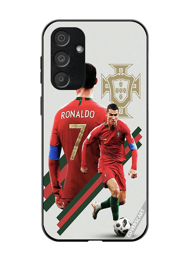 Protective Case Cover For Samsung Galaxy A15 Ronaldo Design Multicolour