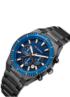 Lee Cooper Men Multi Function Dark Blue Dial Watch - LC08100.090  - Image 2