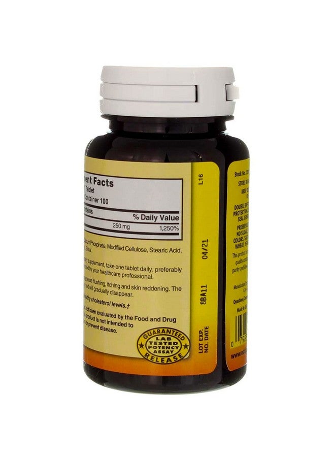 Nature's Blend Niacin Timed Release 250 mg 250 mg 100 Tabs - Image 4