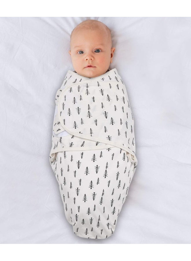 The Peanut Shell The Peanutshell Baby Swaddle Blankets for Boys or Girls, Woodland Animals & Buffalo Plaid, 3 Pack Wrap Set, 2 Sizes (Small/Medium) - Image 4