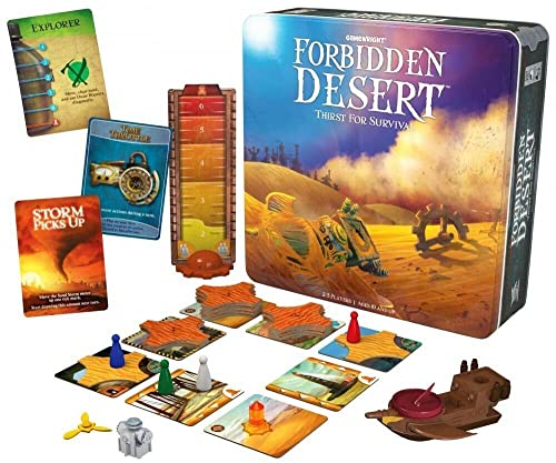 Gamewright - Forbidden Desert Cooperative Survival Adventure Board Game for 2-5 Players – Family Strategy for Ages 10+ - Image 3