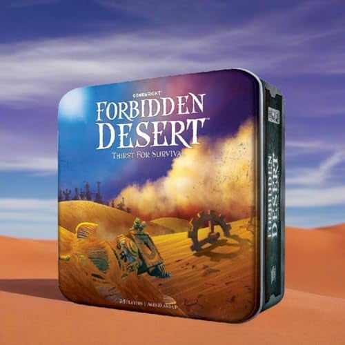 Gamewright - Forbidden Desert Cooperative Survival Adventure Board Game for 2-5 Players – Family Strategy for Ages 10+ - Image 2