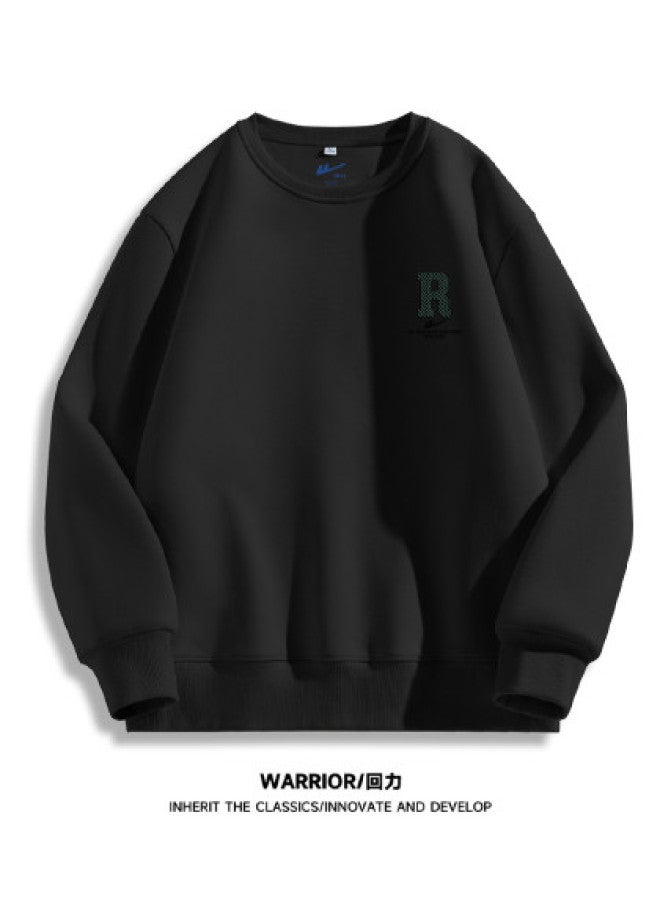 Warrior Premium Combed Cotton】men's Hoodie, Spring And Autumn Style, American Minimalist Streetwear, Loose Fit Large Size Men's Sportswear Hoodie - Image 1