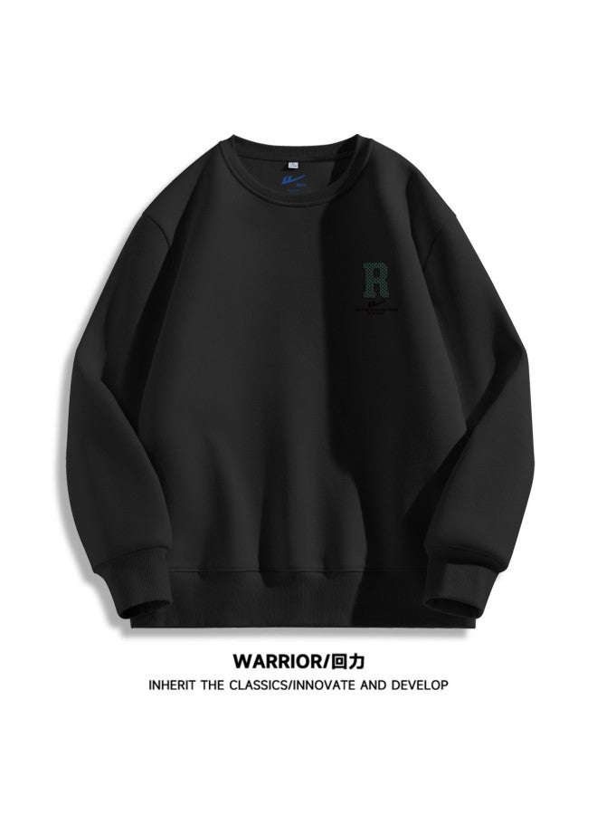 Warrior Premium Combed Cotton】men's Hoodie, Spring And Autumn Style, American Minimalist Streetwear, Loose Fit Large Size Men's Sportswear Hoodie - Image 2