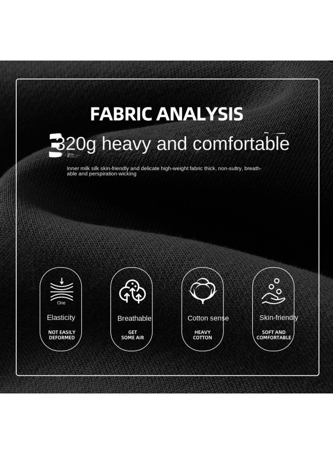 Warrior Premium Combed Cotton】men's Hoodie, Spring And Autumn Style, American Minimalist Streetwear, Loose Fit Large Size Men's Sportswear Hoodie - Image 3