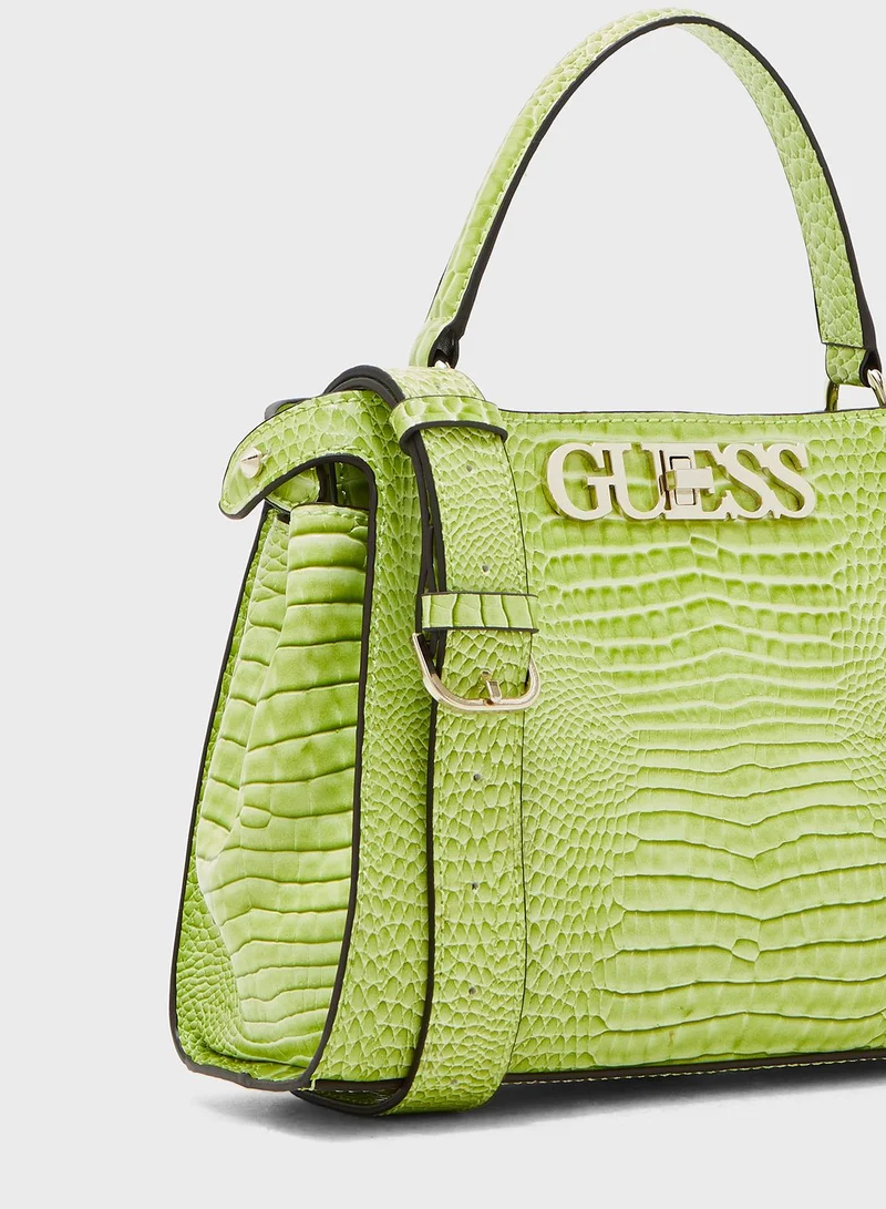 GUESS Uptown Chic Turnlock Satchel