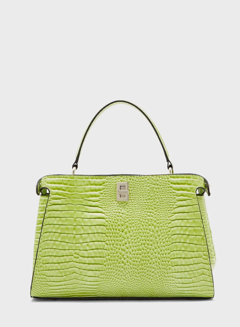 GUESS Uptown Chic Turnlock Satchel
