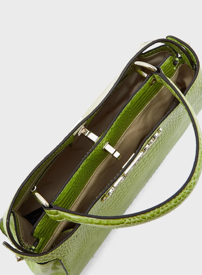 GUESS Uptown Chic Turnlock Satchel