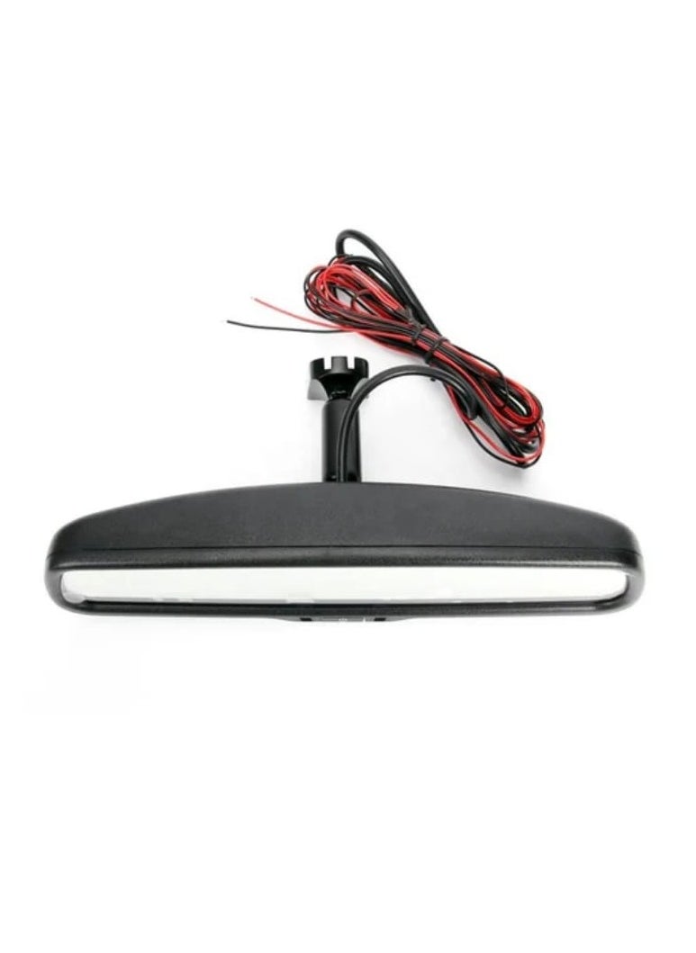 Generic - Car Reversing Aid 4.3 Inch TFT LCD Car Auto-dim Rearview Mirror Monitor 1000cd/m2 Car Black Mirror - Image 1