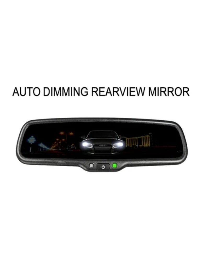 Generic - Car Reversing Aid 4.3 Inch TFT LCD Car Auto-dim Rearview Mirror Monitor 1000cd/m2 Car Black Mirror - Image 1